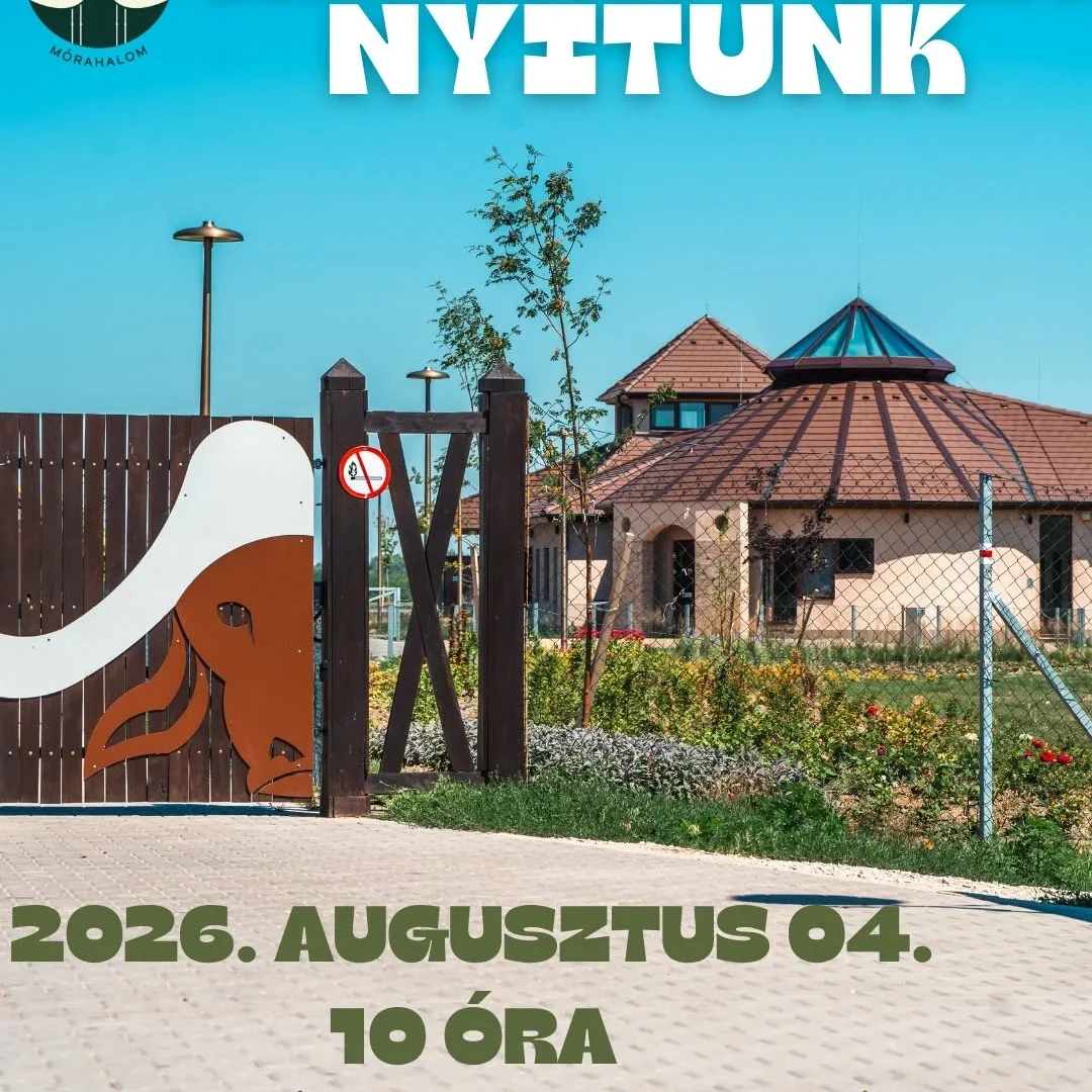 A Szikes látogatóközpont nyitónapjának plakátja